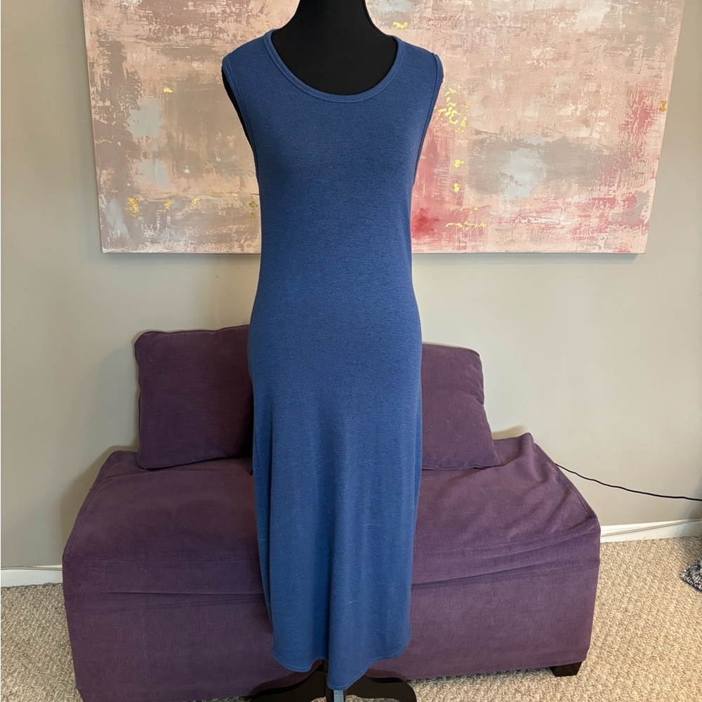 Wilfred Free Blue Classic‎  Maxi Dress Size M